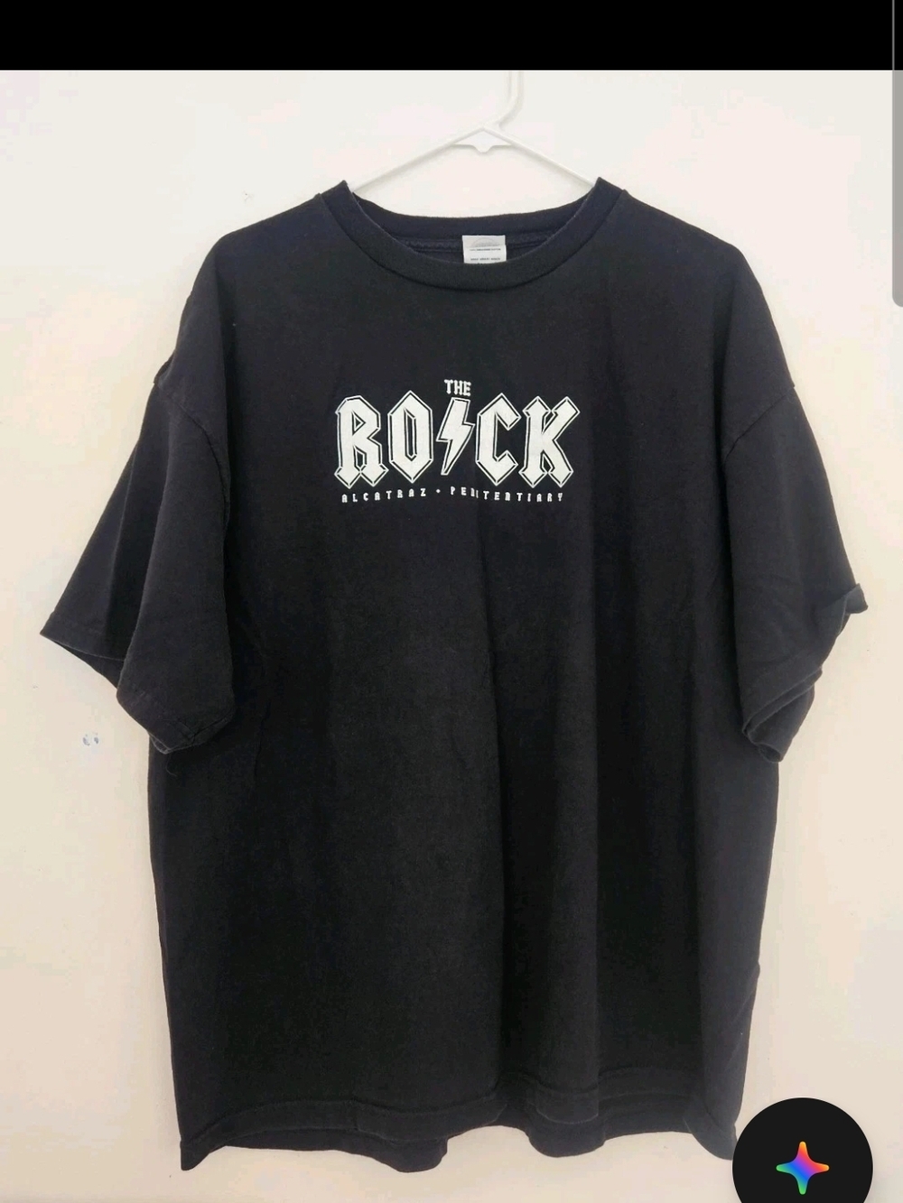 Vintage 90s Alcatraz The Rock Penitentiary T-Shirt 2XL AC/DC Style Delta Tag